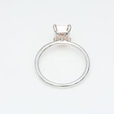 2.00 ct Pink Emerald Diamond Solitaire Ring
