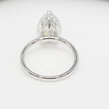 4.00 ct Pear Diamond Solitaire Ring