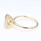 5.00 ct Round Yellow Diamond Solitaire Ring