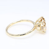 5.00 ct Round Yellow Diamond Solitaire Ring