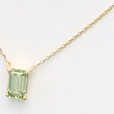 1.00 ct Emerald Green Diamond Chain with Pendant