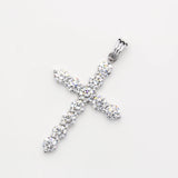 4.50 ct Cross in white gold