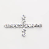 4.50 ct Cross in white gold