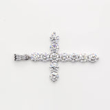 4.50 ct Cross in white gold