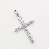 4.50 ct Cross in white gold