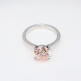0.50 ct Pink Round Diamond Solitaire Ring