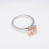 0.50 ct Pink Round Diamond Solitaire Ring