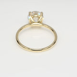 2.00 ct Round Diamond Solitaire Ring Yellow Gold