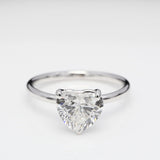 2.00 ct Heart Diamond Solitaire Ring