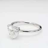 2.00 ct Heart Diamond Solitaire Ring