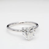 2.00 ct Heart Diamond Solitaire Ring