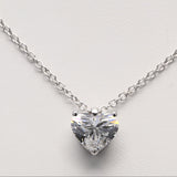 2.00 ct Heart Diamond Chain with Pendant