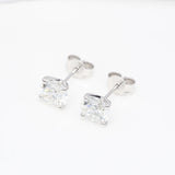 2 x 1.50 ct Round Diamond Earrings
