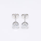 2 x 1.50 ct Cushion Diamond Earrings