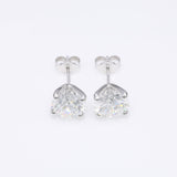 2 x 3.00 ct Round Diamond Earrings