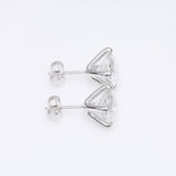 2 x 3.00 ct Round Diamond Earrings