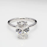 3.00 ct Oval Diamond Solitaire Ring