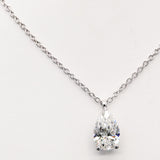 3.00 ct Pear Diamond Chain with Pendant