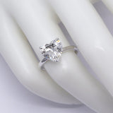 4.00 ct Heart Diamond Solitaire Ring