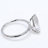 3.00 ct Pear Diamond Solitaire Ring