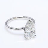 3.00 ct Pear Diamond Solitaire Ring