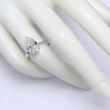 3.00 ct Pear Diamond Solitaire Ring