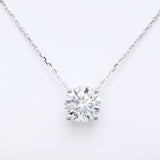 4.00 ct Round Diamond Chain with Pendant