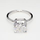 5.00 ct Cushion Diamond Solitaire Ring