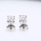 2 x 1.00 ct Round Diamond Earrings