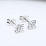 2 x 1.00 ct Round Diamond Earrings
